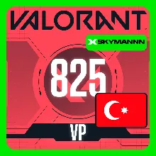 VALORANT 825 VP ТУРЦИЯ КАРТА ПОПОЛНЕНИЯ | АВТО 24/7