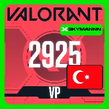 VALORANT 2925 VP ТУРЦИЯ КАРТА ПОПОЛНЕНИЯ | АВТО 24/7