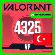 VALORANT 4325 VP ТУРЦИЯ КАРТА ПОПОЛНЕНИЯ | АВТО 24/7