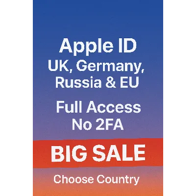 Apple ID Европа — UK, DE, RU | Full Access, No 2FA - irongamers.ru