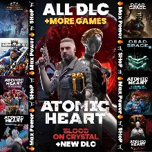 Atomic Heart Кровь на Хрустале (+Все DLC) + Dead Space Remake оффлайн Steam аккаунт