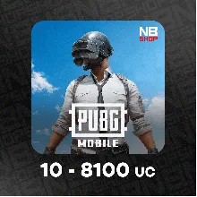 Коды PUBG Mobile 10 - 8100 UC [GLOBAL - ВСЕ СТРАНЫ]