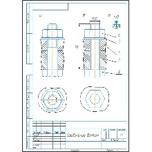 Drawings of M20 bolt and stud connections