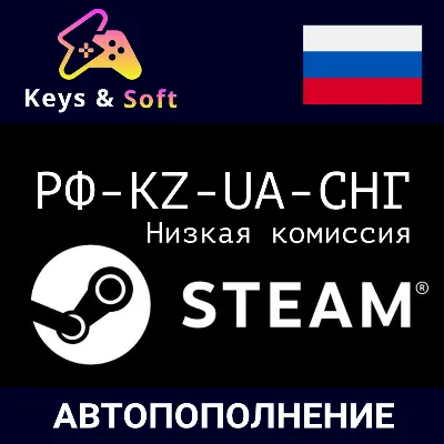 Пополнение STEAM | РФ-KZ-UA-СНГ (АВТО) - irongamers.ru