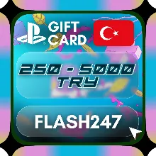 Подарочная карта PlayStation TR | 250–5000 TRY | АВТО