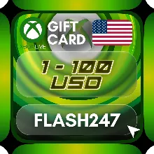 Подарочная карта Xbox Live (США) | 1–100 долларов США |