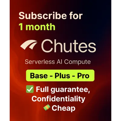 Chutes AI | Подписка Base / Plus / Pro на 1 месяц - irongamers.ru