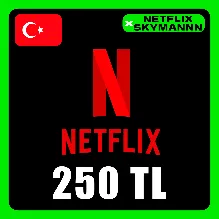 АВТО Карта пополнения Netflix 250 TL ТУРЦИЯ 24/7
