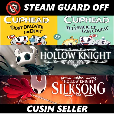 Общий аккаунт Cuphead DLC + Hollow Knight + Silksong - irongamers.ru