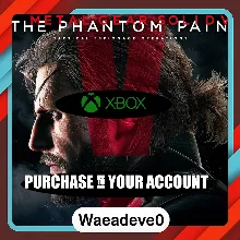 METAL GEAR SOLID V: THE PHANTOM PAIN xbox ваша учетная