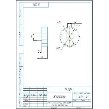 14.004 valve - drawing and 3D model of the part