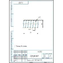 14.003 valve spring - drawing and 3D model of the part