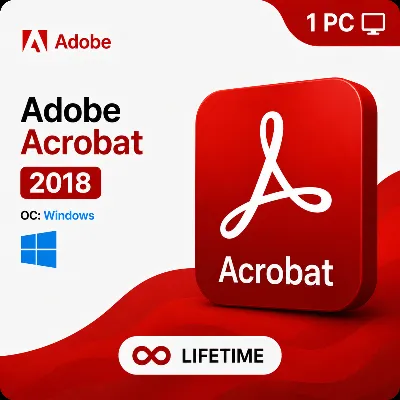 Adobe Acrobat Pro 2018 Windows 1 Device Lifetime - irongamers.ru