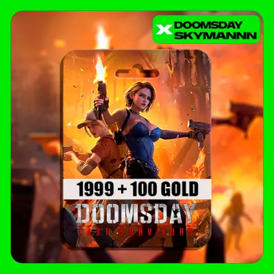 1999+100 ЗОЛОТО DOOMSDAY: LAST SURVIVORS КАРТА ПОПОЛНЕН - irongamers.ru