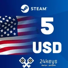 STEAM 5 ДОЛЛАРОВ (USA|EU|TR|GBP|ARG)