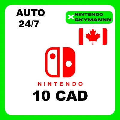 АВТО КАРТА ПОПОЛНЕНИЯ Nintendo eShop 10 CAD КАНАДА 24/7 - irongamers.ru