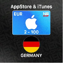 Карта Apple iTunes 2 - 100 EUR Ключ (Germany) Германия