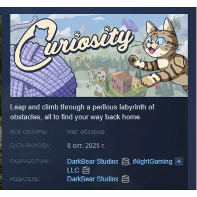 Curiosity АВТОДОСТАВКА STEAM GLOBAL МГНОВЕННО ЛИЦЕНЗИЯ - irongamers.ru