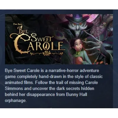 Bye Sweet Carole АВТОДОСТАВКА STEAM GLOBAL МГНОВЕННО ЛИЦЕНЗИЯ - irongamers.ru