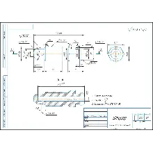 Fitting - drawing and 3D model, axonometry
