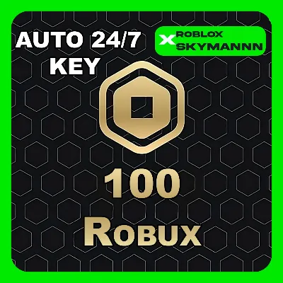 100 ROBUX КАРТА ПОПОЛНЕНИЯ ROBLOX GLOBAL АВТО 24/7 - irongamers.ru