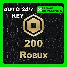 200 ROBUX КАРТА ПОПОЛНЕНИЯ ROBLOX GLOBAL АВТО 24/7