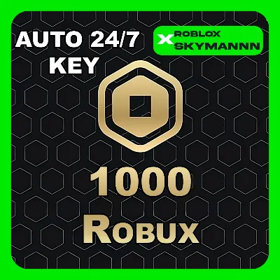 1000 ROBUX КАРТА ПОПОЛНЕНИЯ ROBLOX GLOBAL АВТО 24/7 - irongamers.ru