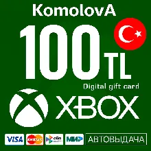 Подарочная карта Xbox Live 100 TRY (Турция)