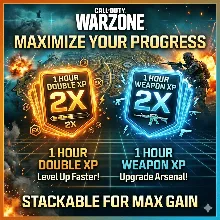 60 MIN DOUBLE XP BO6 / BO7 / Warzone GLOBAL