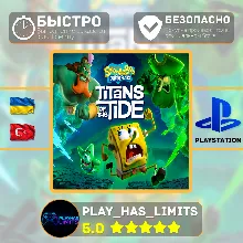 SpongeBob SquarePants: Titans of the Tide PS 5 UA/TR