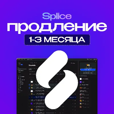 SPLICE 1-3 МЕСЯЦА, ПРОДЛЕНИЕ НА СТАРЫЙ АККАУНТ | SOUNDS+ & CREATOR - irongamers.ru