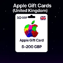 Apple Gift Cards (Великобритания) 5–200 GBP | Коды
