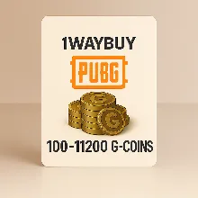 🪙PUBG G-COINS🪙[100 510 1050 2700 5500 11200] пабг код