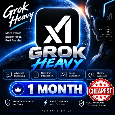 GROK HEAVY 1 МЕСЯЦЕВ | ПРИВАТНЫЙ АККАУНТ - irongamers.ru