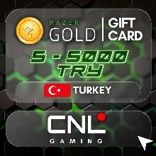 Razer Gold 5–5000 турецких лир [Турция]