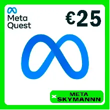 META QUEST 25€ EUR ЕВРОПА КАРТА ПОПОЛНЕНИЯ АВТО 24/7