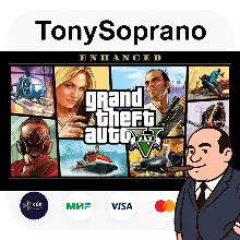 Grand Theft Auto V Enhanced & Great White Shark Card