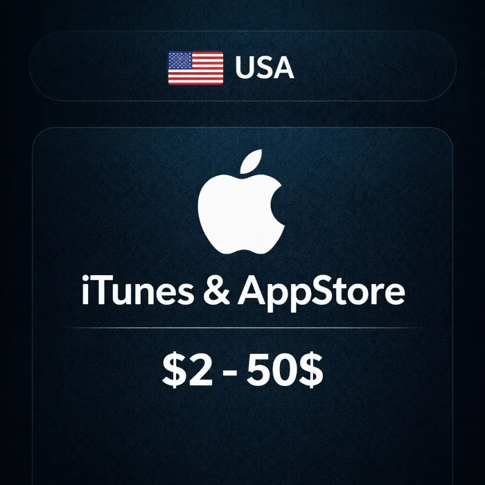 Карта Apple iTunes & AppStore (USA) 2 - 50$