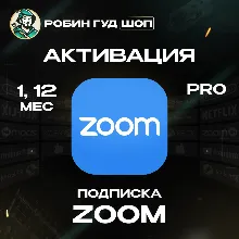 ZOOM PRO ПОДПИСКА 12 МЕСЯЦЕВ / РФ+МИР 100% ГАРАНТИЯ