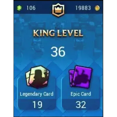 |2in1| CR - BS | 36 LVL/6000 TROPHIES | 981 VICTORIES