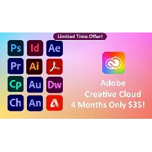 Adobe Creative Cloud Все приложения 1 месяца