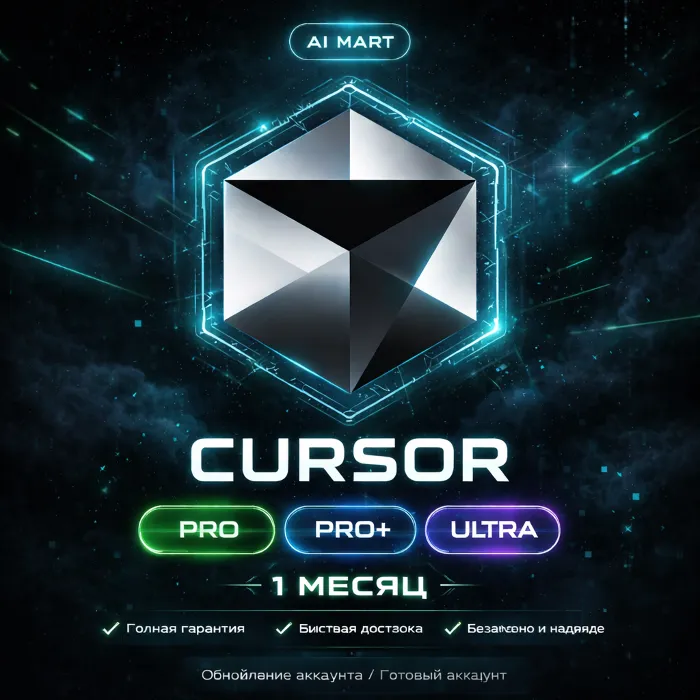 [24 · 7] CURSOR AI — PRO · PRO+ · ULTRA · 1 МЕСЯЦ · ПОЛНАЯ ГАРАНТИЯ