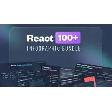 100+ инфографик React