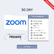 ZOOM ONE PRO REMIUM PRIVATE 30 ДНЕЙ | 100 УЧАСТНИКОВ
