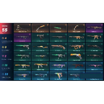 VALORANT | 55 skins | 100 LVL | Full access - irongamers.ru