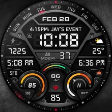 MD214 Digital Watch Face Google play