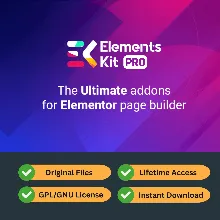 ElementsKit Pro на пожизненный срок (версия GPL)