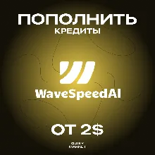 WAVESPEED AI ПОПОЛНИТЬ БАЛАНС/КРЕДИТЫ ОТ 5$