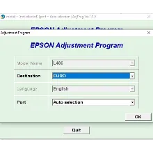 Epson L486 Adjustment Program