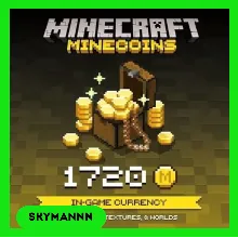 Minecraft Minecoin Pack 1720 Монет Java & Bedrock КЛЮЧ